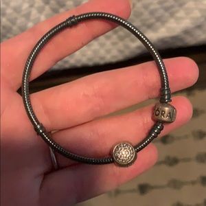 Pandora bracelet with charm